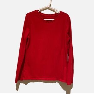 Cat & Jack Red Long Sleeve Tee. Size 7/8